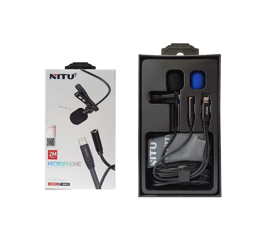 میکروفون یقه ای آیفون NITU NM03