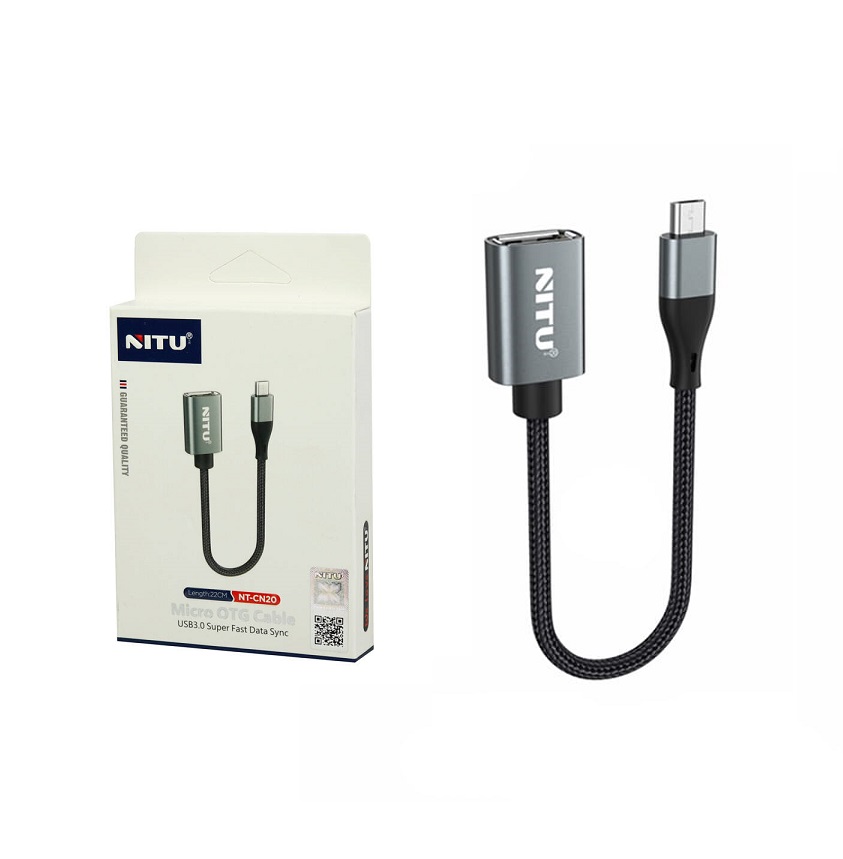 تبدیل OTG کابلی میکرو Nitu NT-CN20